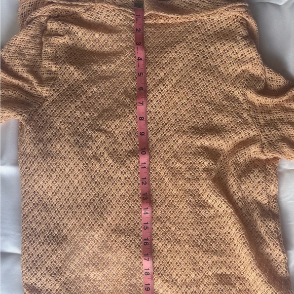 Ruby Rd. Shimmering Gold/peach Knit Top - Picture 4 of 5